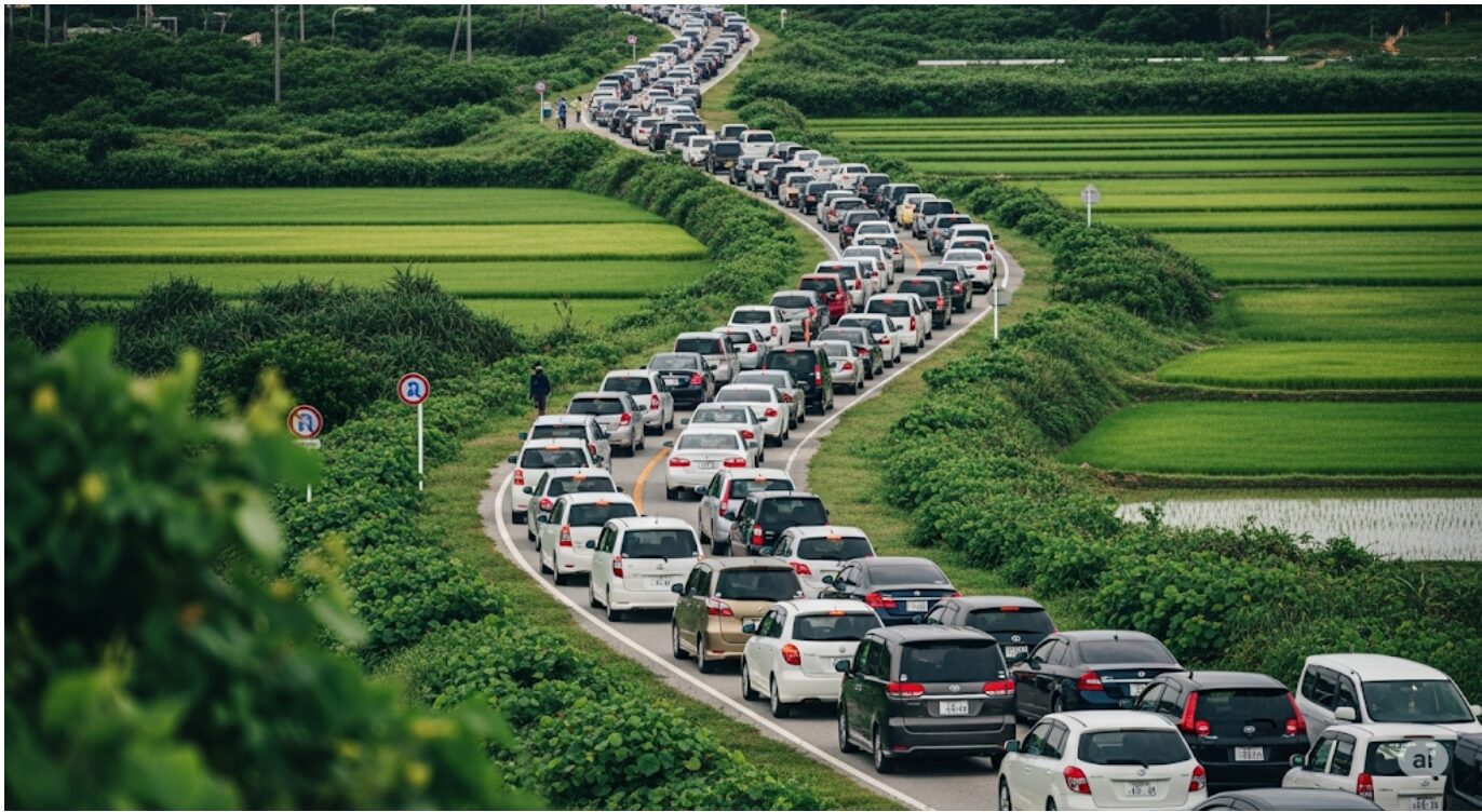 最大の難関!ジャングリア周辺の渋滞と回避ルート