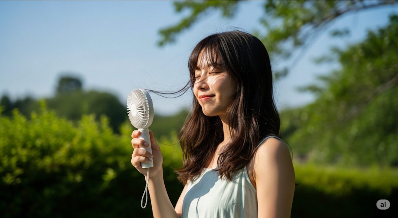 ハンディファン(携帯扇風機)