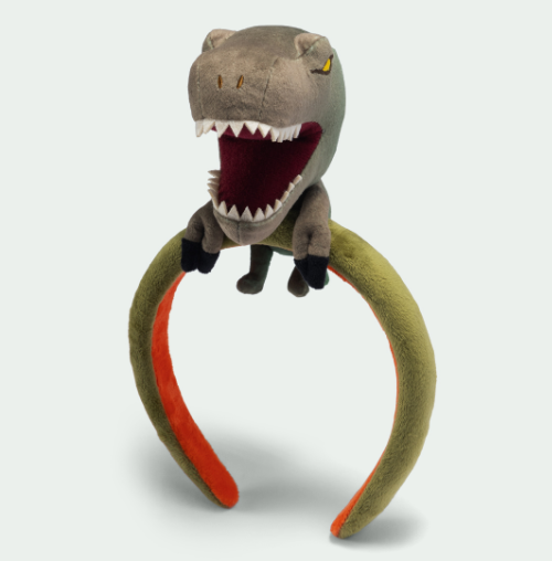 パークの思い出に!ティラノサウルスモチーフのカチューシャ