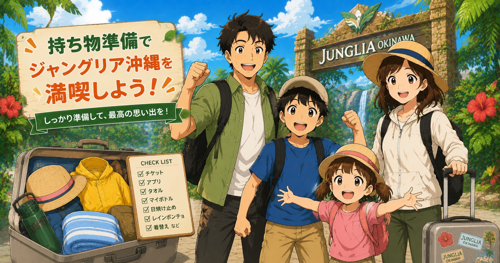 まとめ：ジャングリア沖縄を持ち物準備で満喫しよう