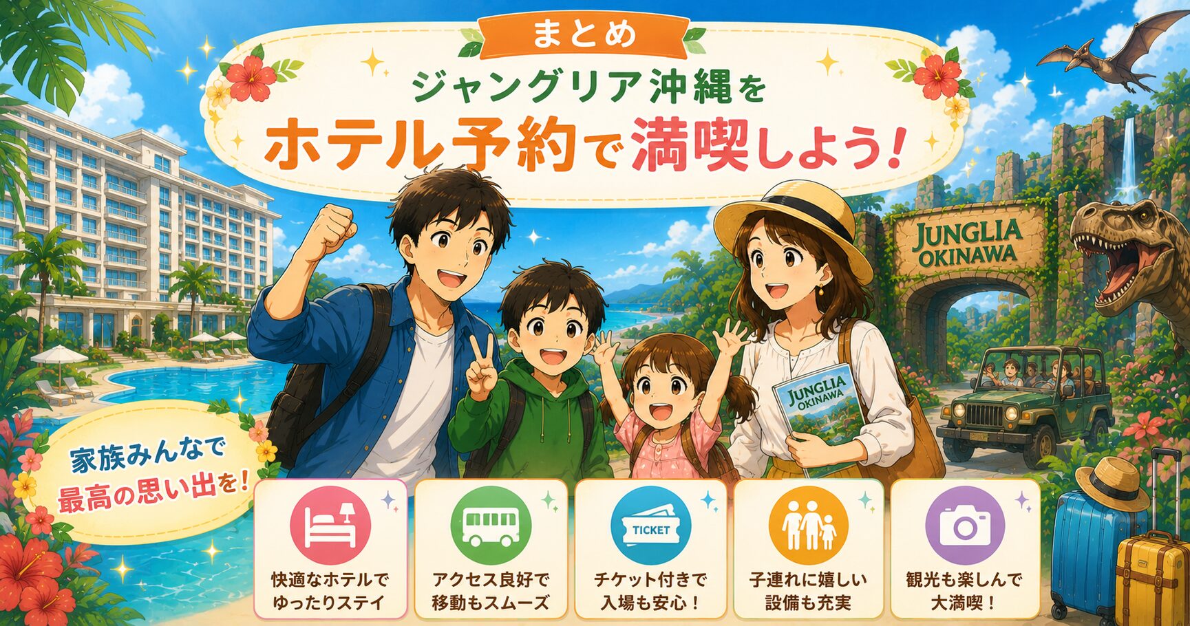 まとめ:ジャングリア沖縄をホテル予約で満喫しよう