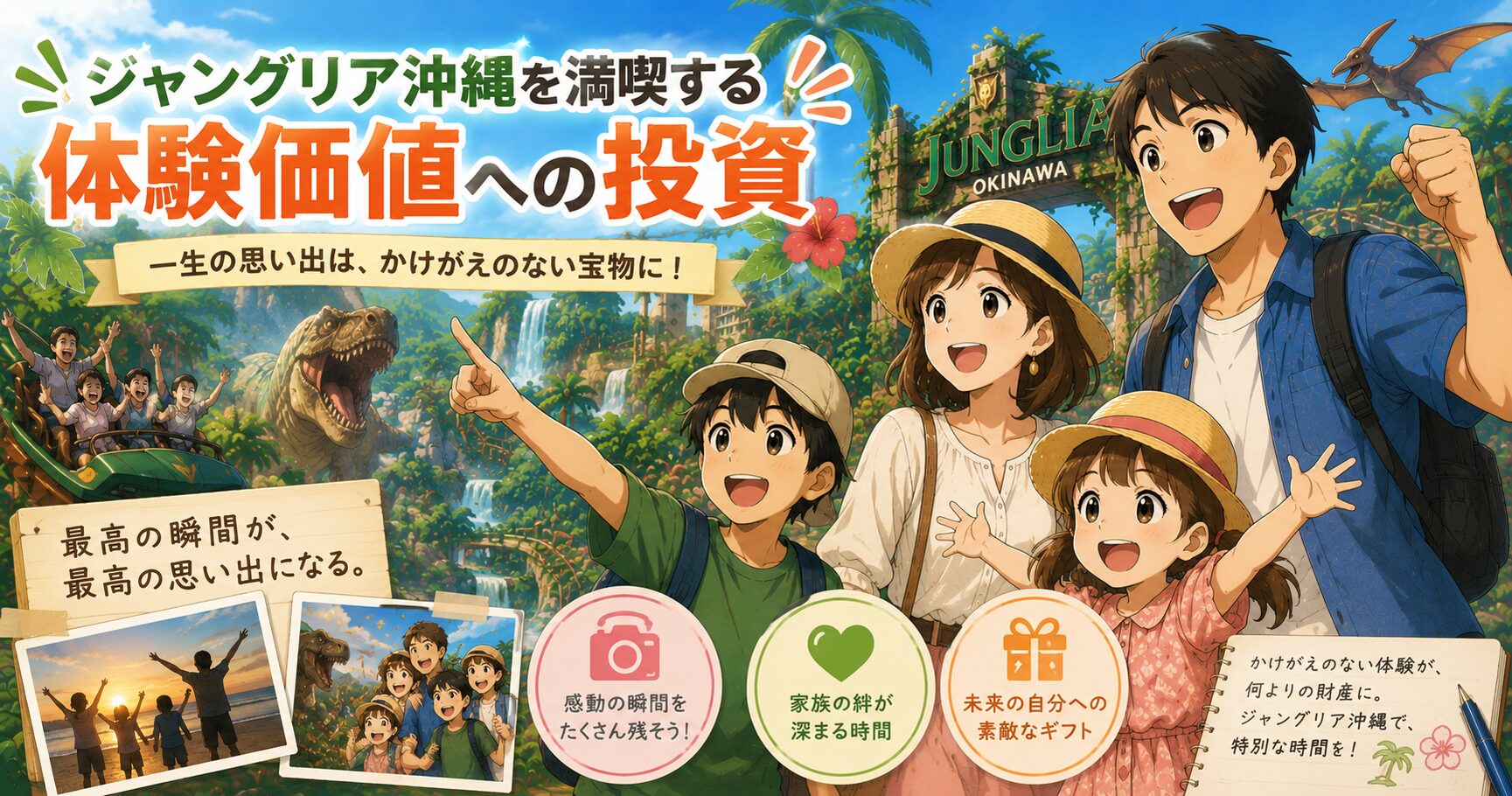 ジャングリア沖縄を満喫する体験価値への投資