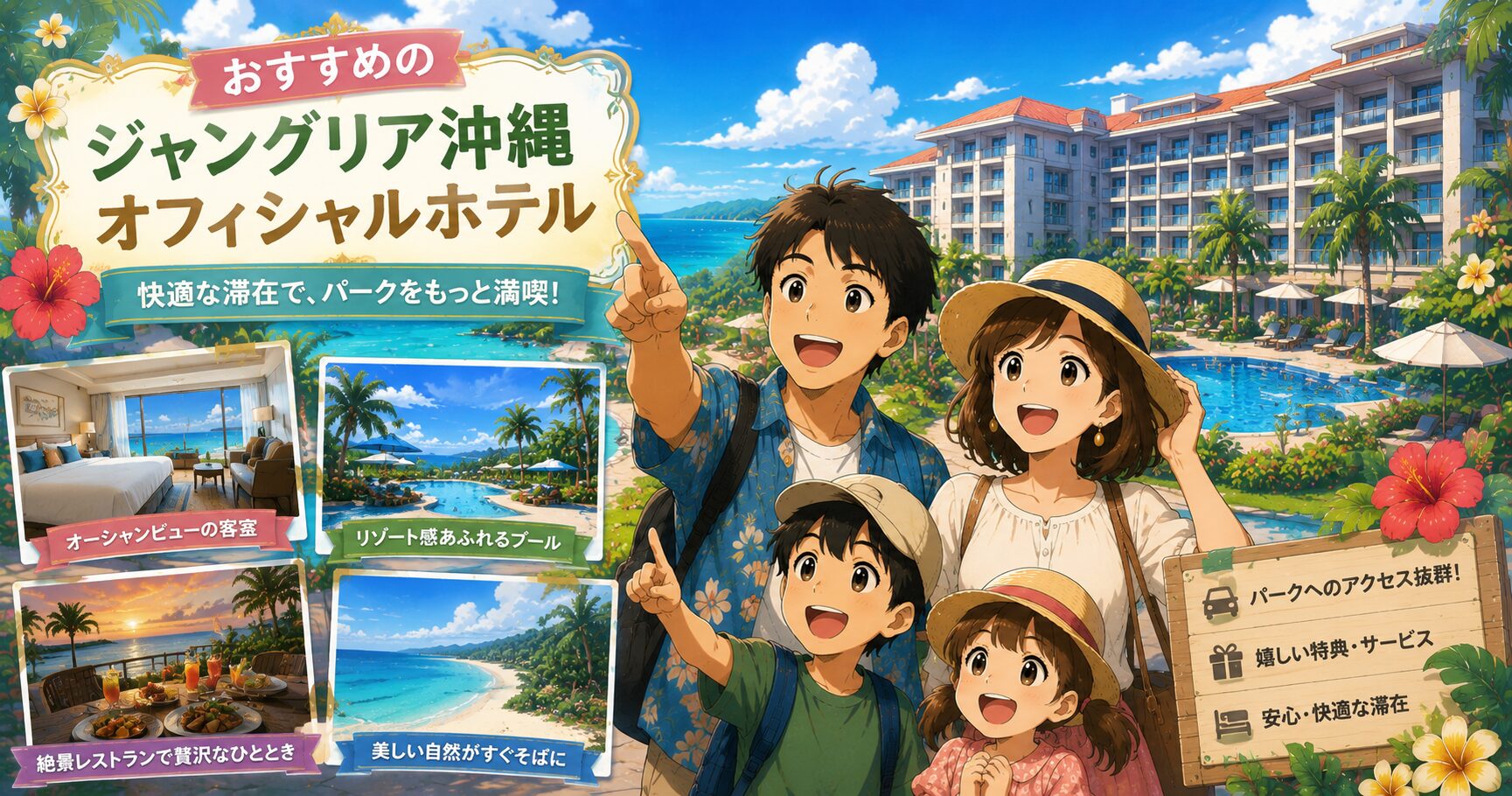 おすすめのジャングリア沖縄オフィシャルホテル