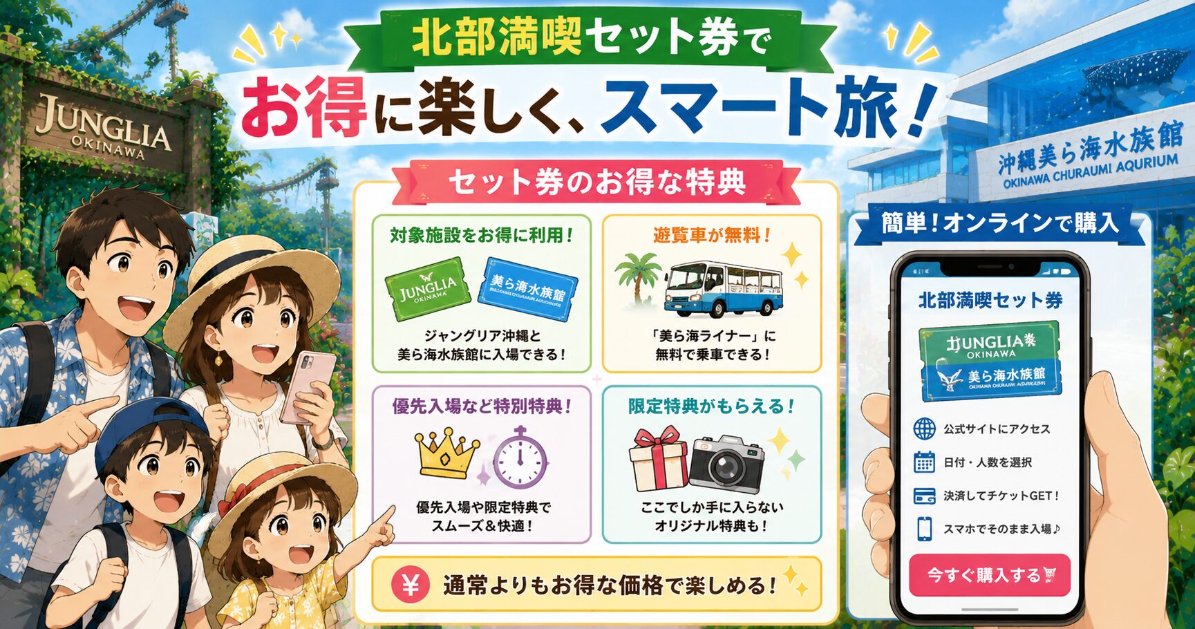 北部満喫セット券のお得な内容と購入方法