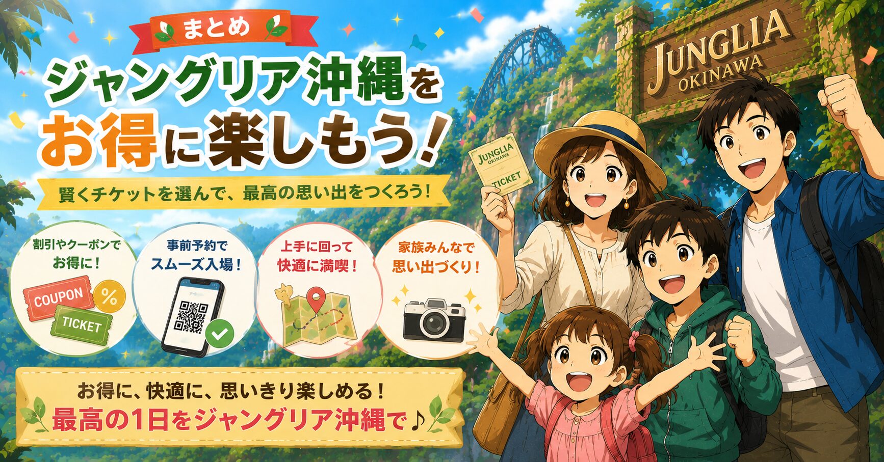 まとめ：ジャングリア沖縄をお得に楽しもう
