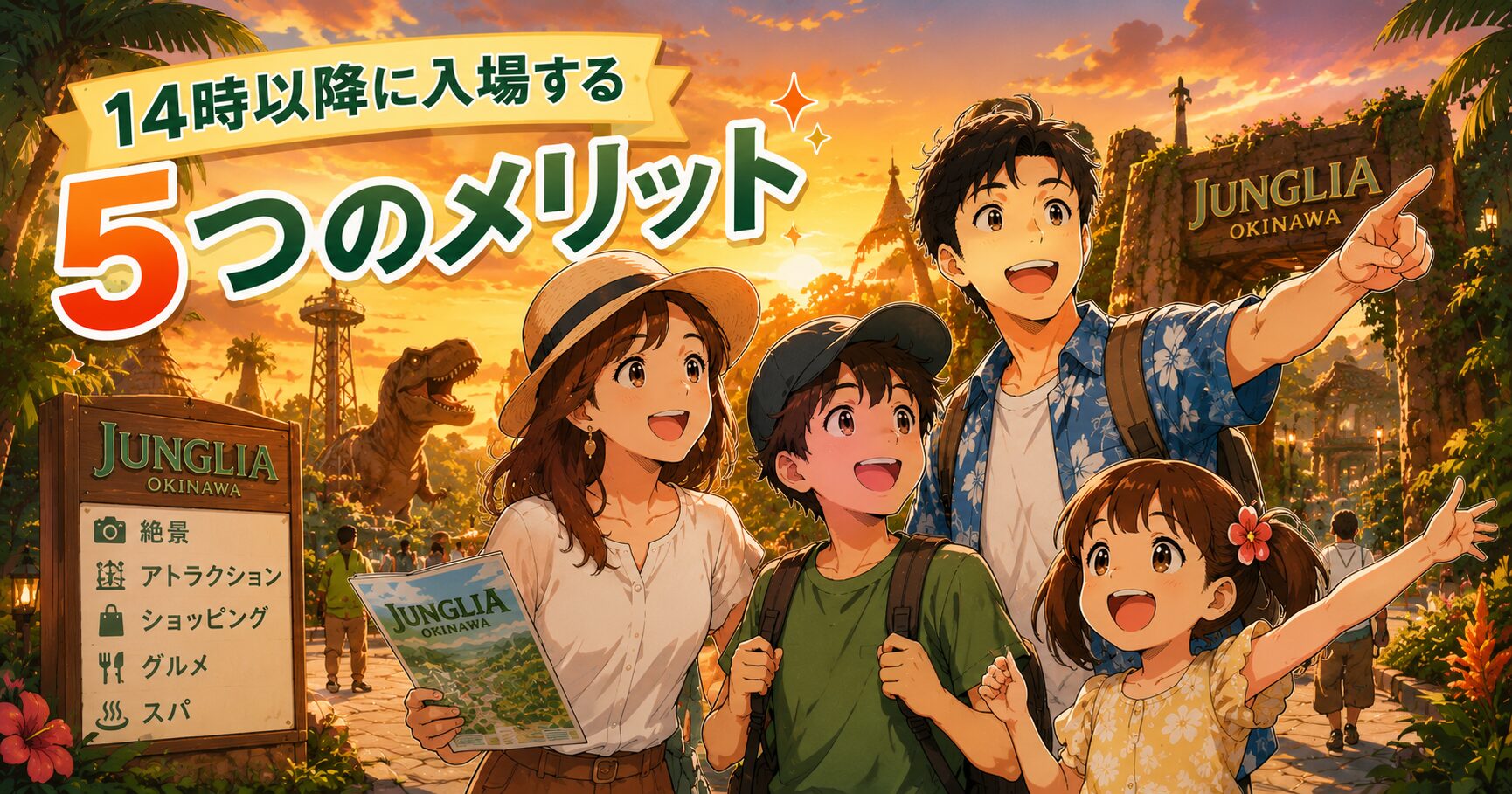 14時以降に入場する5つのメリット