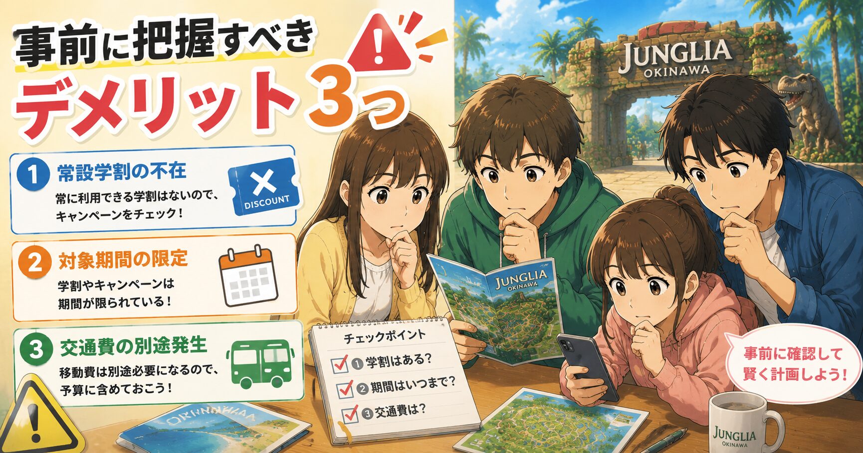 事前に把握すべきデメリット3つ