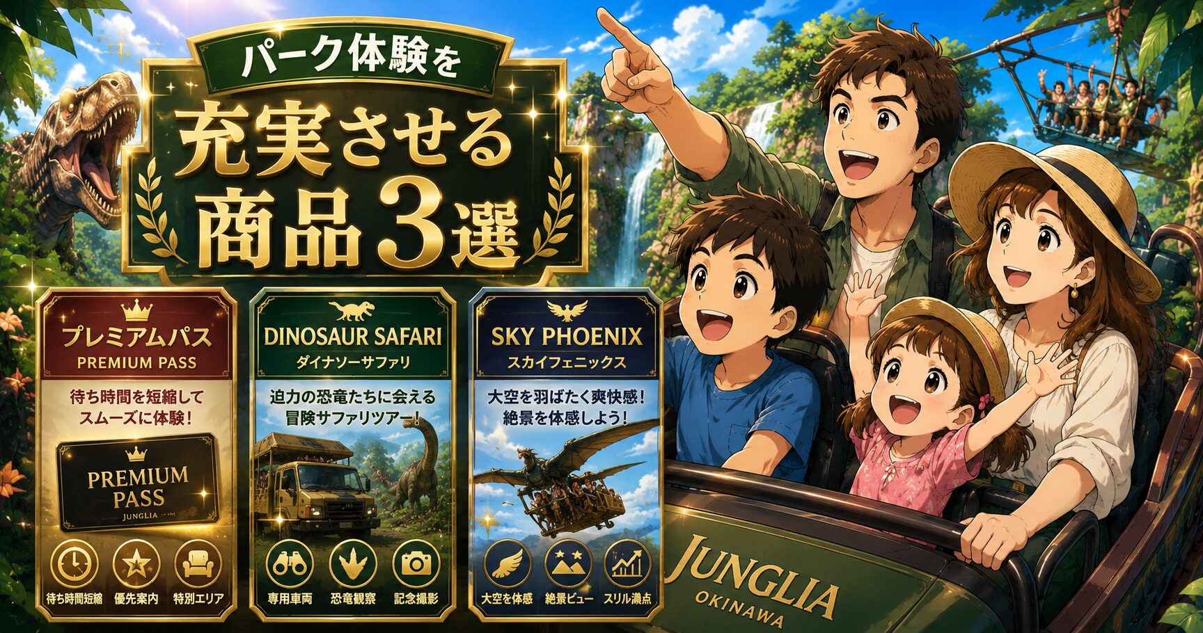 パーク体験を充実させる商品3選
