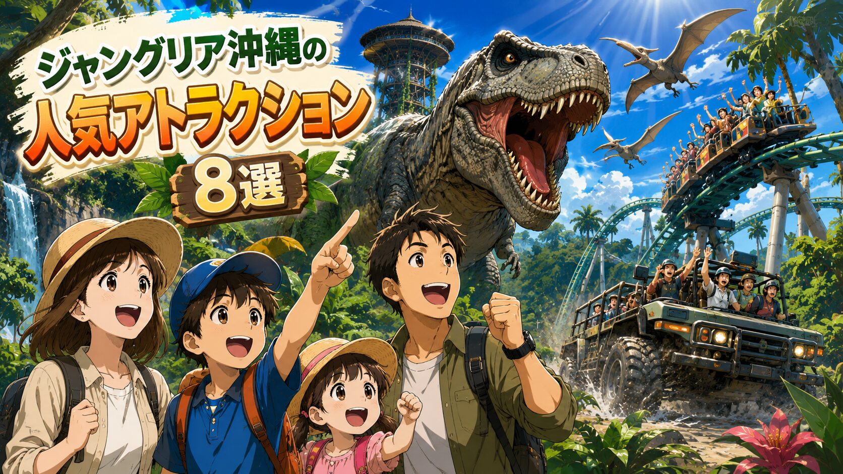 ジャングリア沖縄の人気アトラクション8選