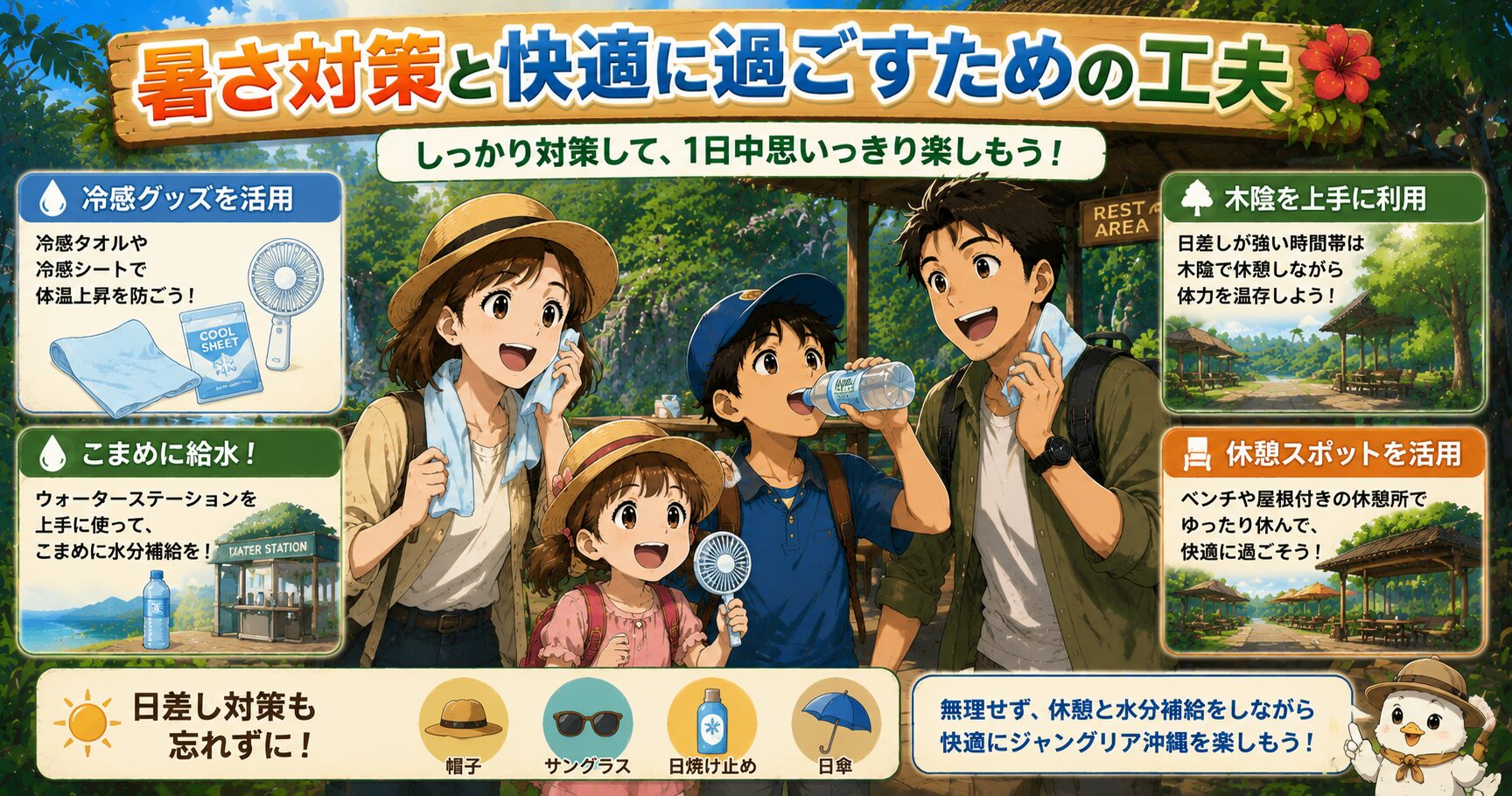 暑さ対策と快適に過ごすための工夫