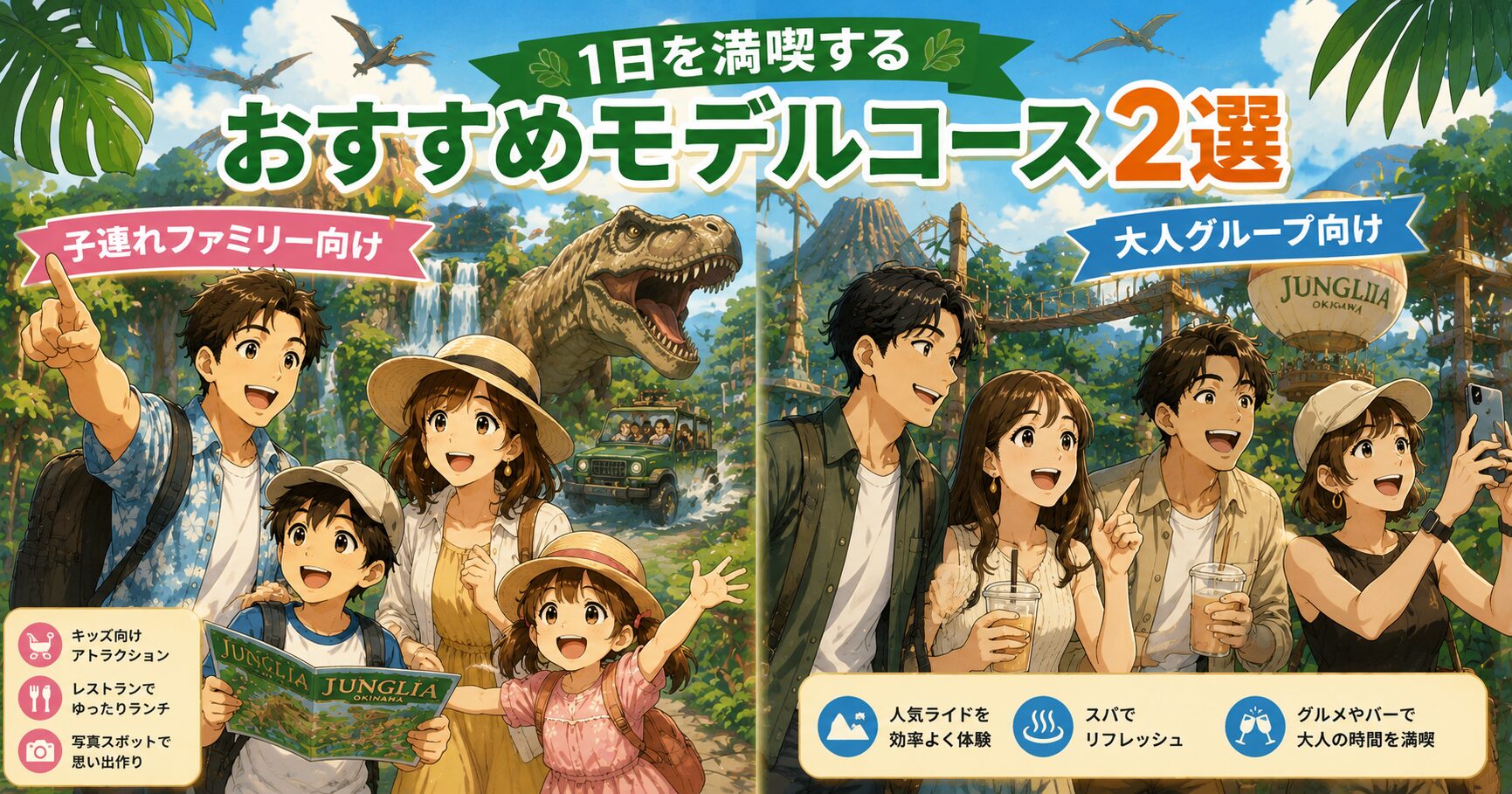 1日を満喫するおすすめモデルコース2選