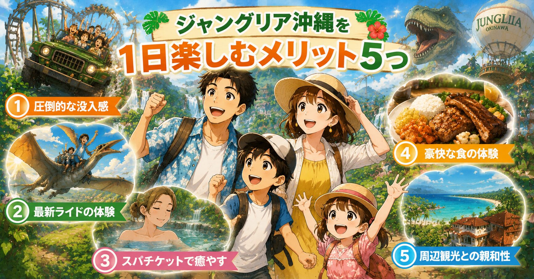 ジャングリア沖縄を1日楽しむメリット5つ