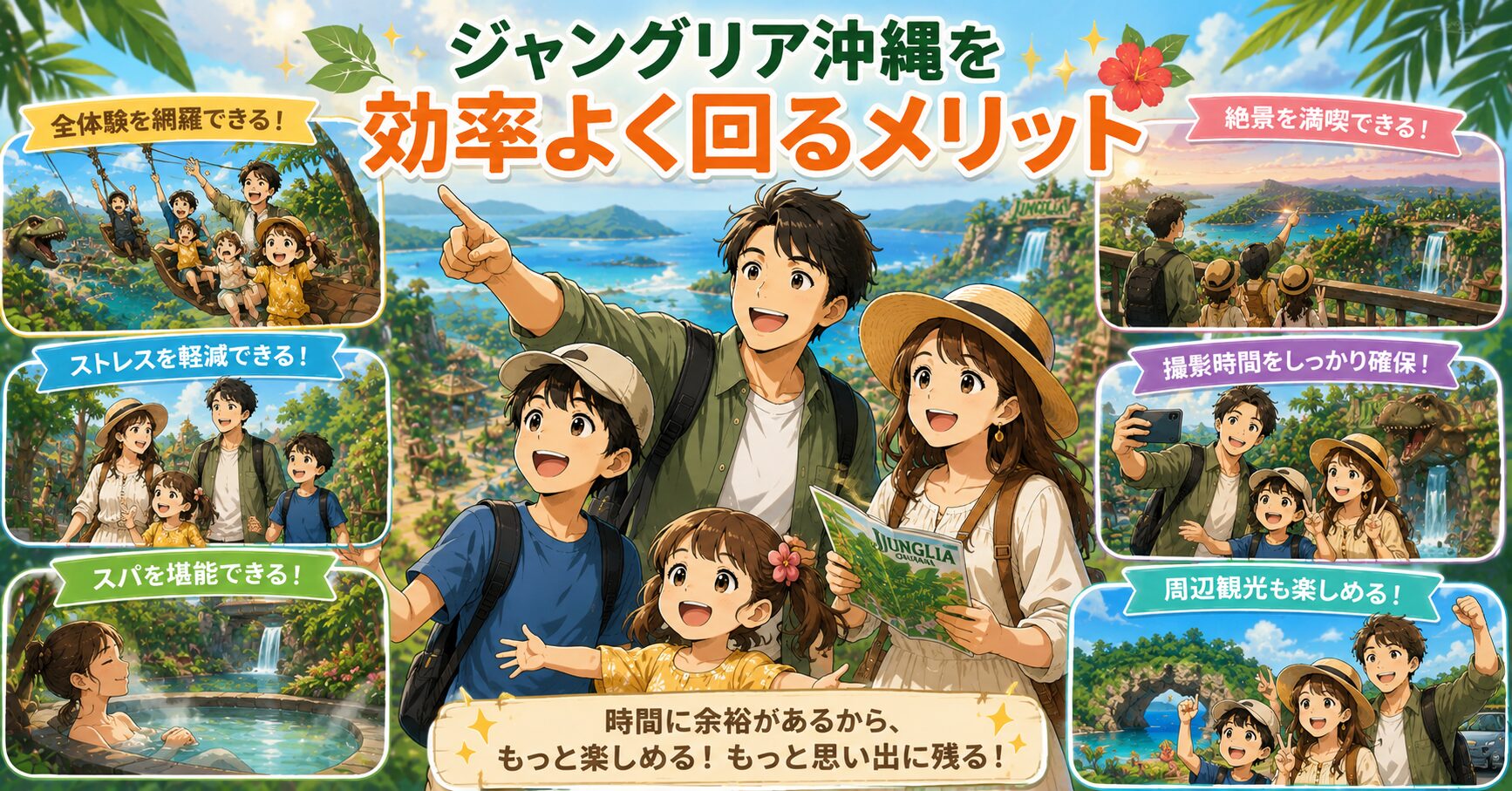 ジャングリア沖縄を効率よく回るメリット