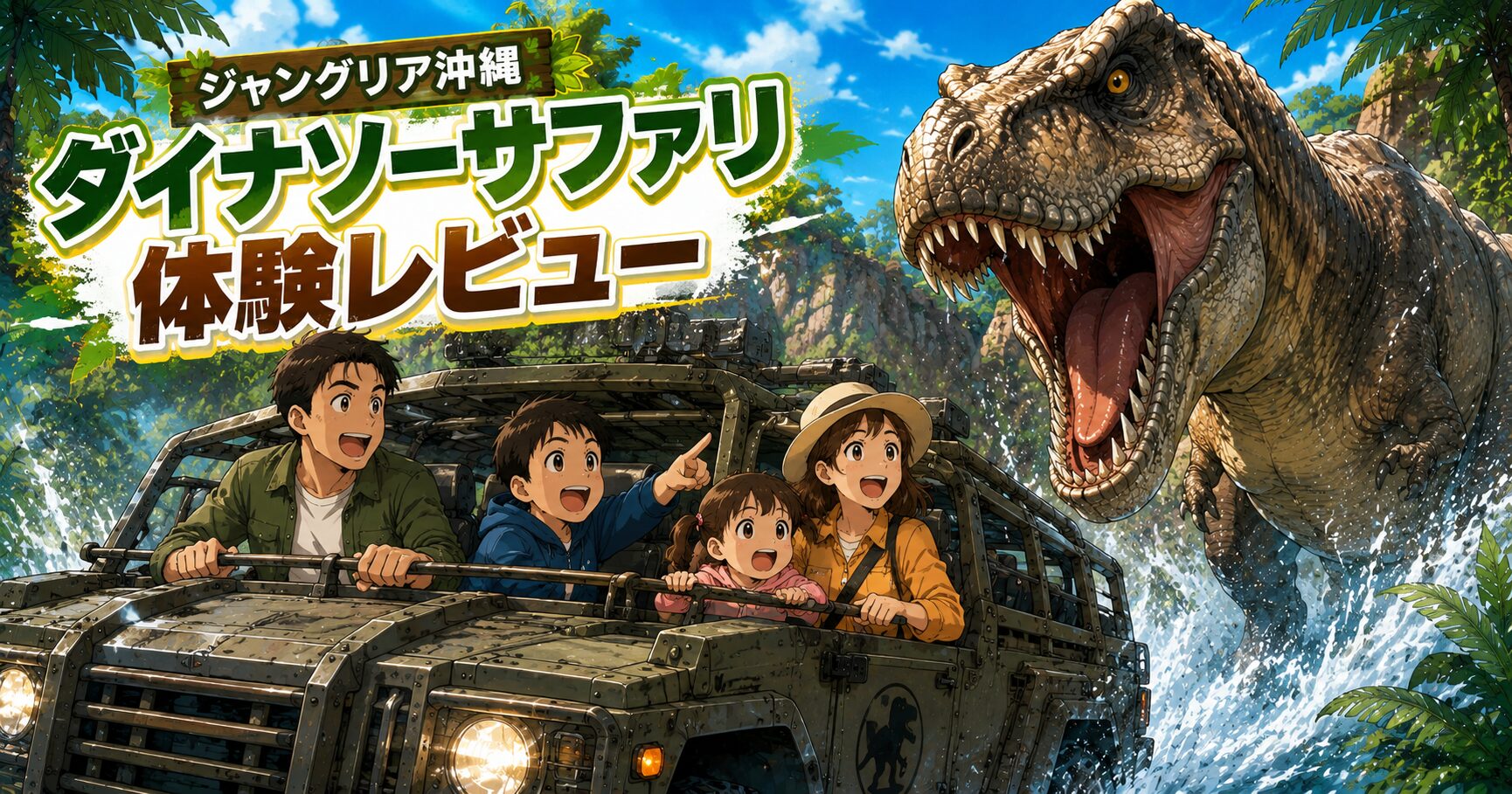 ジャングリア沖縄 ダイナソーサファリの体験レビュー