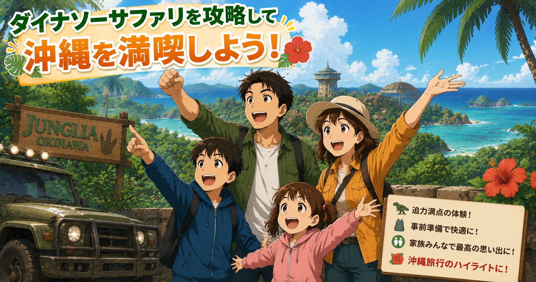 まとめ:ダイナソーサファリを攻略して沖縄を満喫しよう